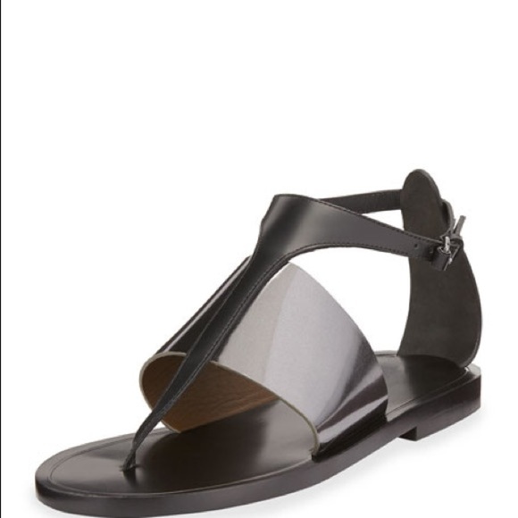 Vince Thea Leather Thong Sandal SZ 8.5 - Picture 1 of 7